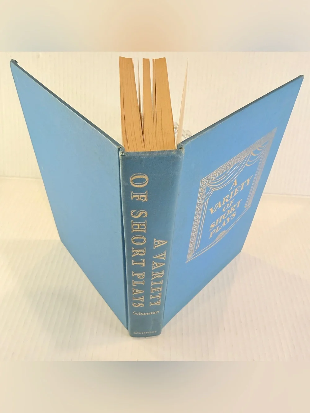 Vintage A Variety of Short Plays Hardcover 1966 John C. Schweitzer Theater